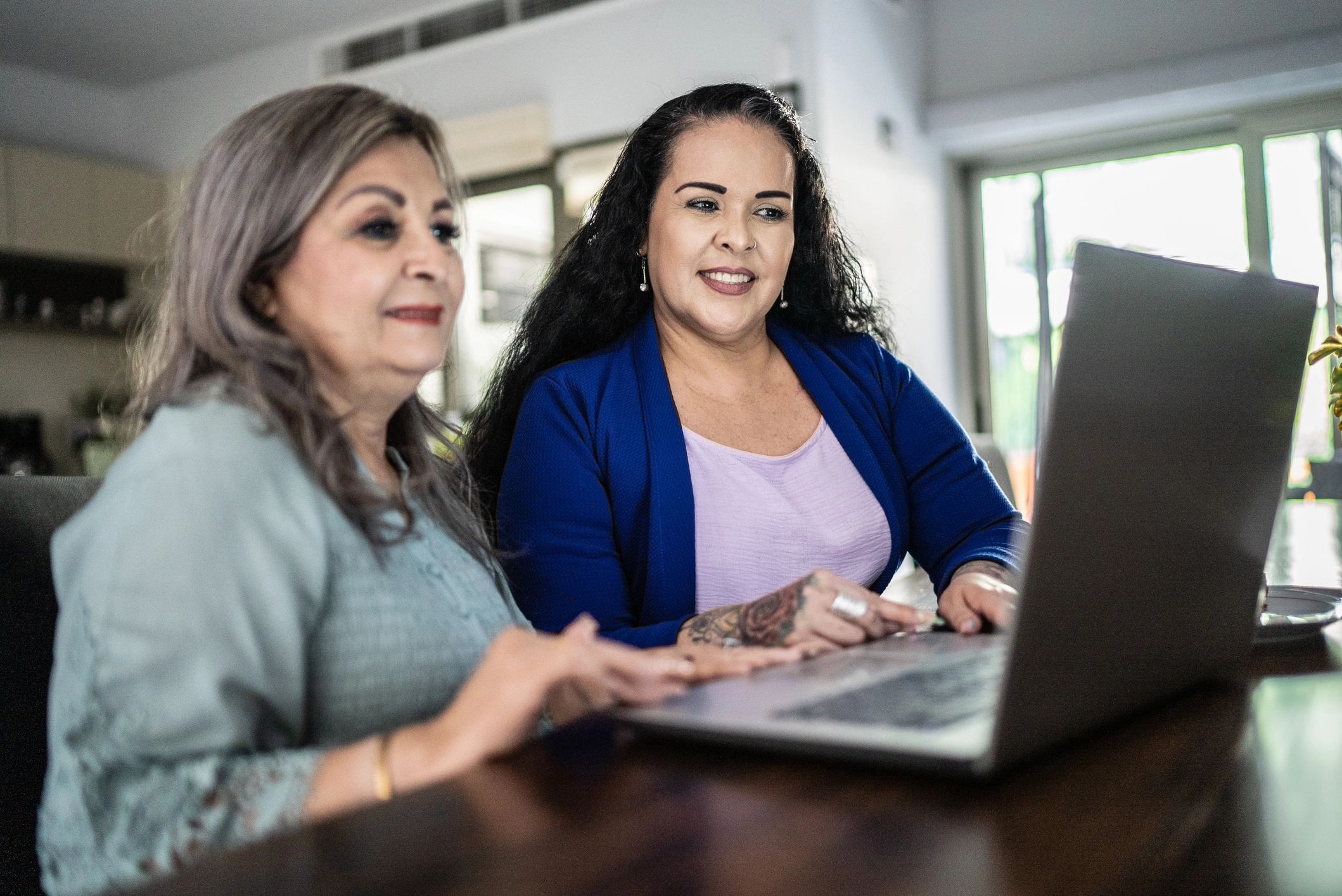 Mortgage advisor reviewing options with a client